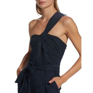 NEW Veronica Beard Belinda One Shoulder Top Size 6 Blue MSRP $328